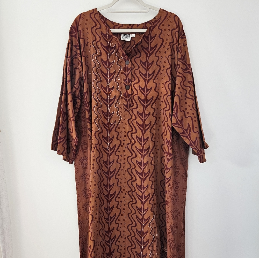 Marketplace Handwork of India 100% Cotton Dress